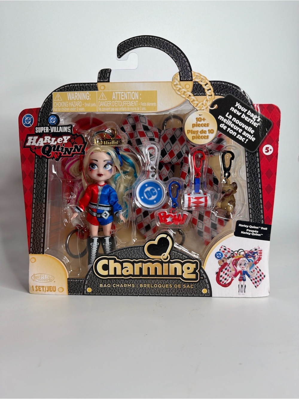 DC Harley Quinn Charming Doll Bag Charm Set